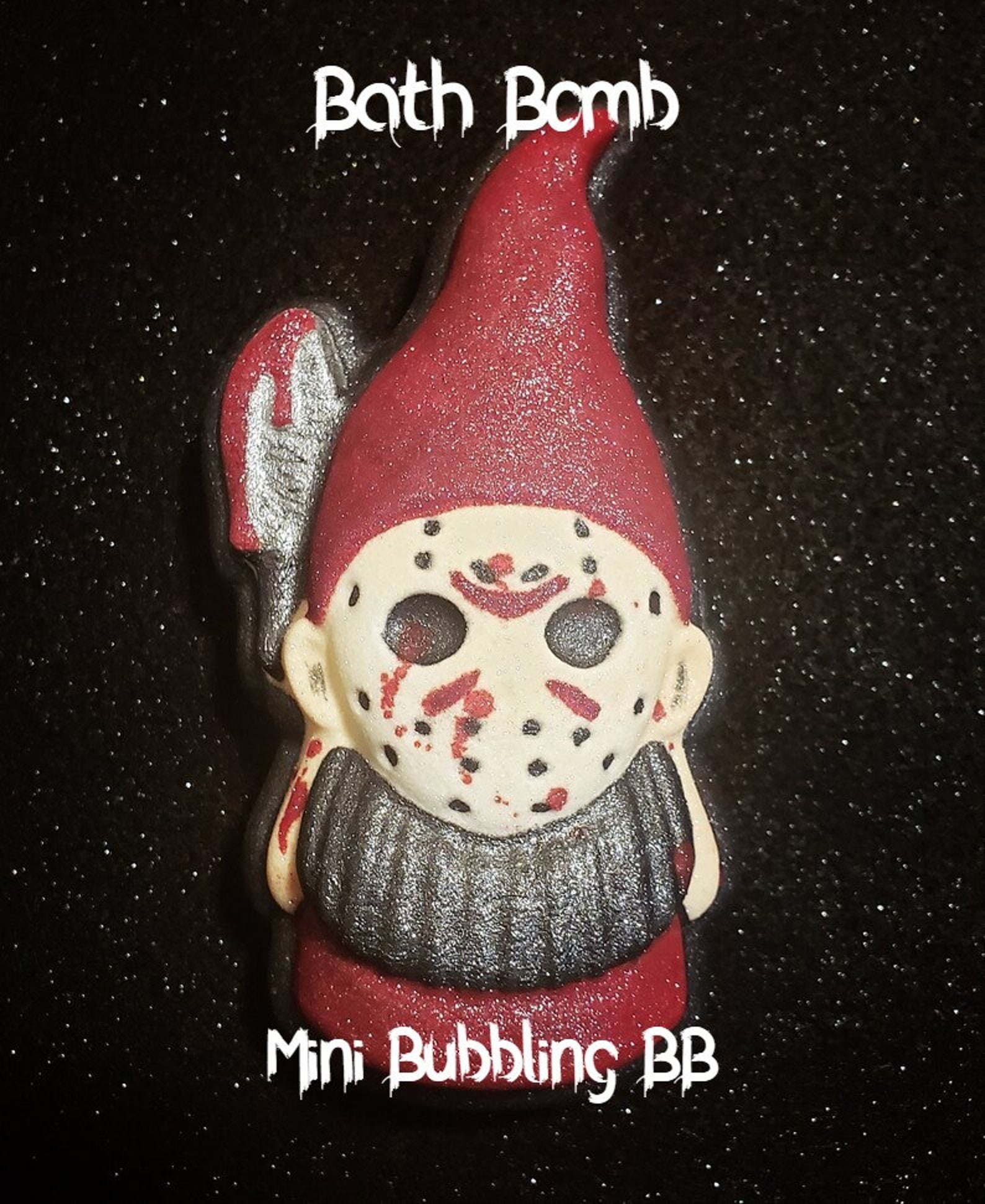 Jason The Gnome Bath Bomb Jason Voorhees Bath Art Handmade | Etsy