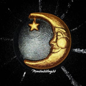 Black Crescent Moon Bath Bomb – Witchy Halloween Self Care – Spooky Moon Bath Fizzy, Black Magic Spa Gift, Halloween Witchy  Bath Fizzer