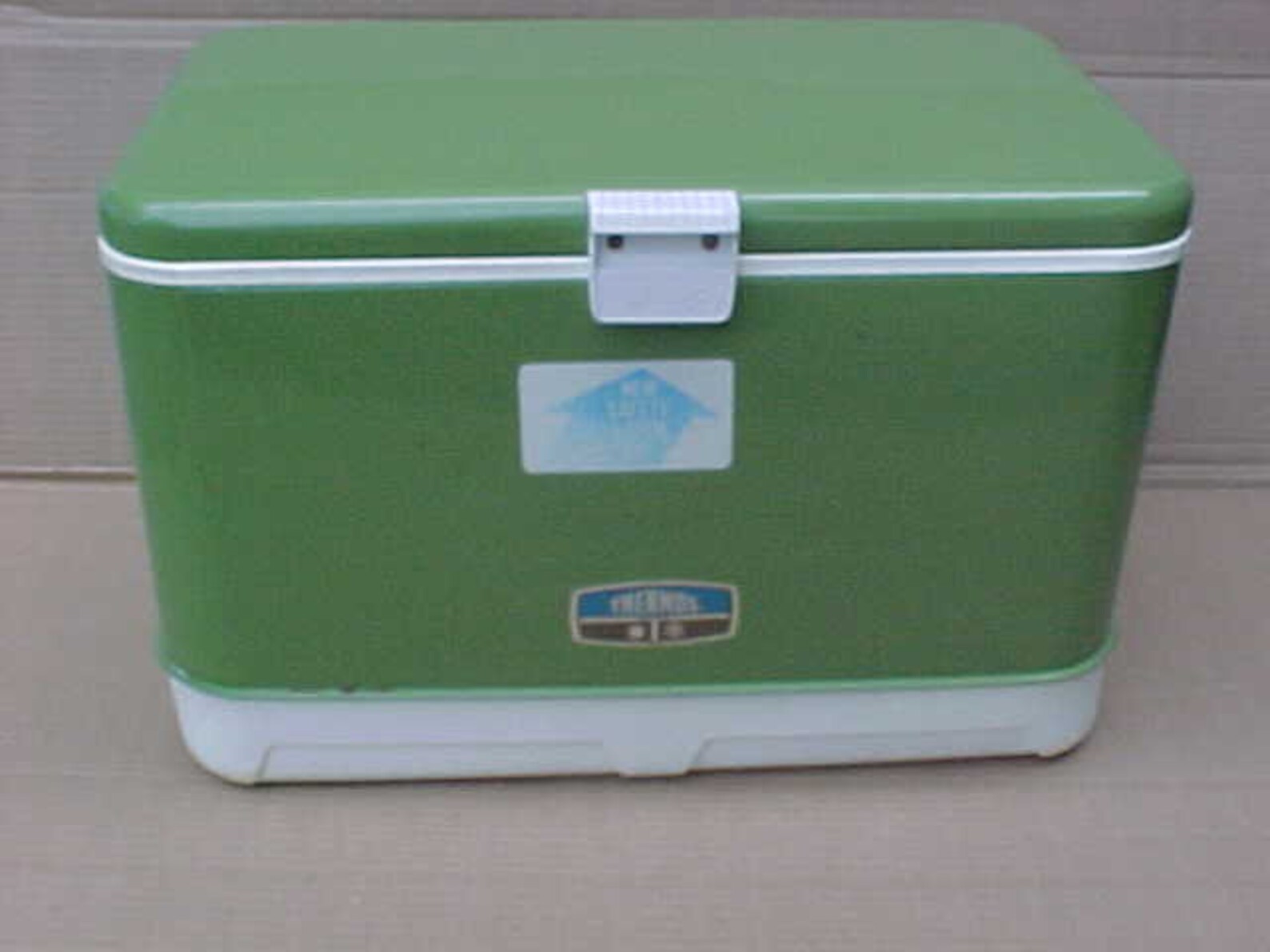 Vintage 1980's Olive Green Thermos Cooler Ice Etsy