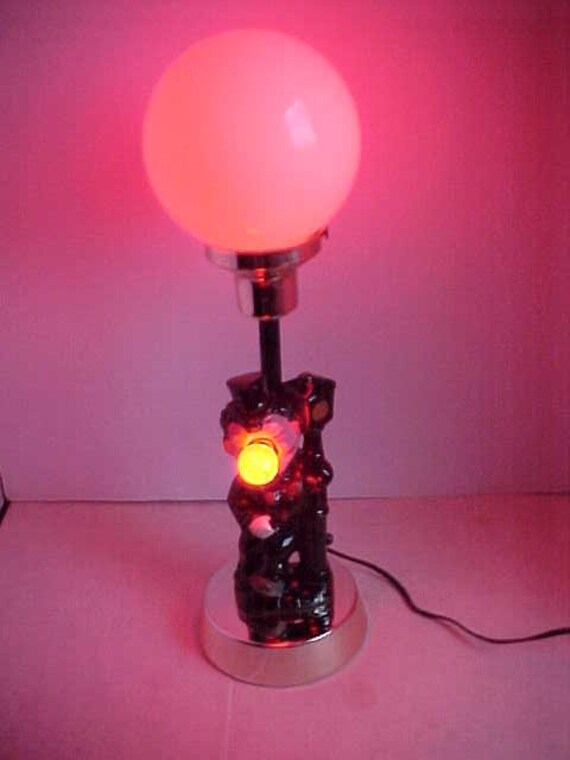 Ceramic Drunk HOBO Lamp Post Bar Lighted NOSE Replacement Bulb RED Collectibles Collectibles