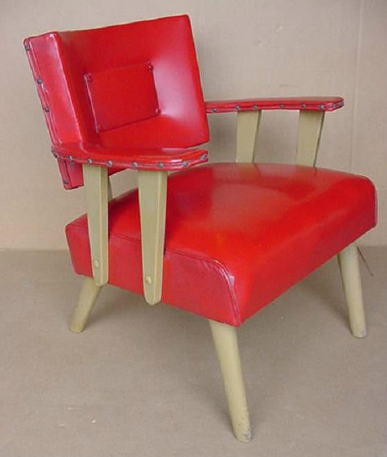 Vintage Mid Century Lounge Accent Chair 1960 S Atomic Age Image 0