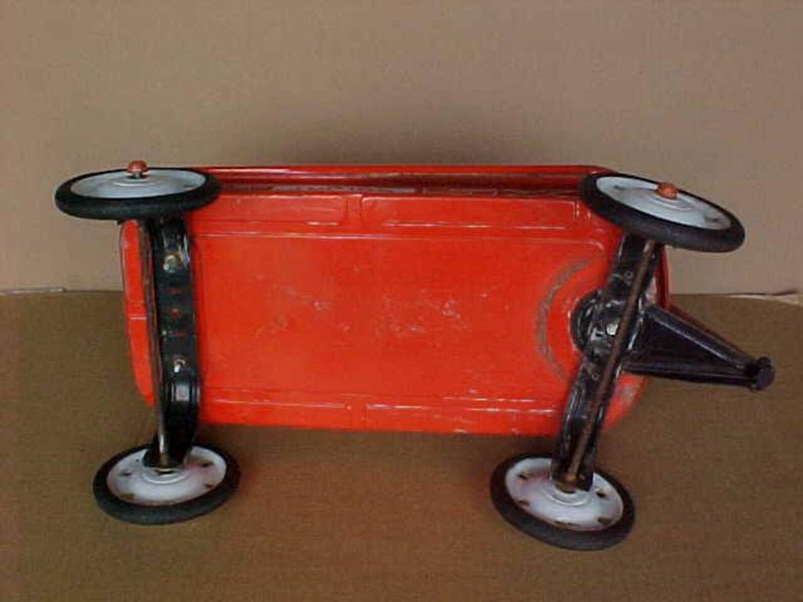 Vintage Amf Junior 5x Red Wagon Childs Pull Toy Wagon Made in the U.s.a