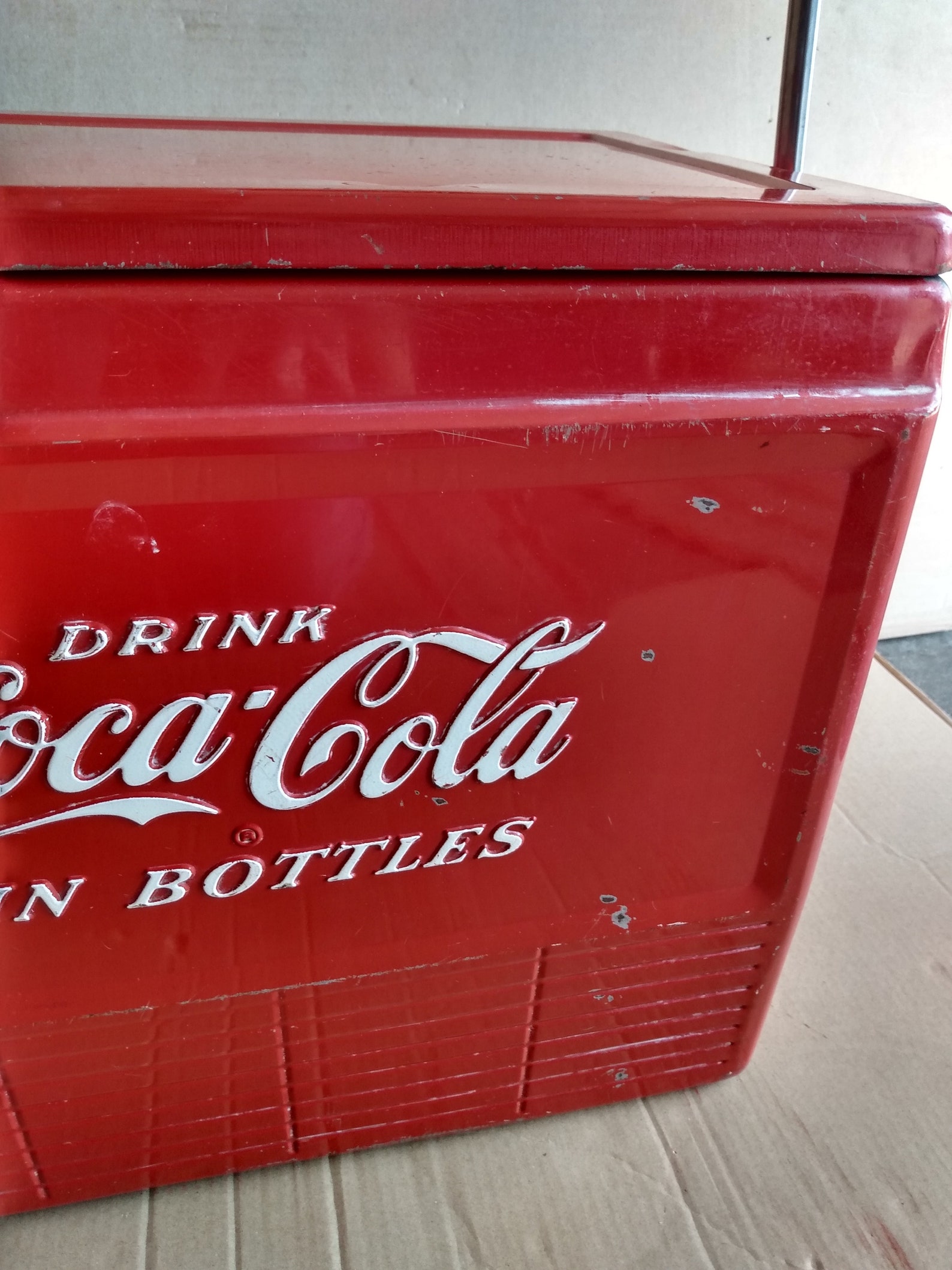 Vintage 1950's coca cola coke cooler ice chest mid century Etsy