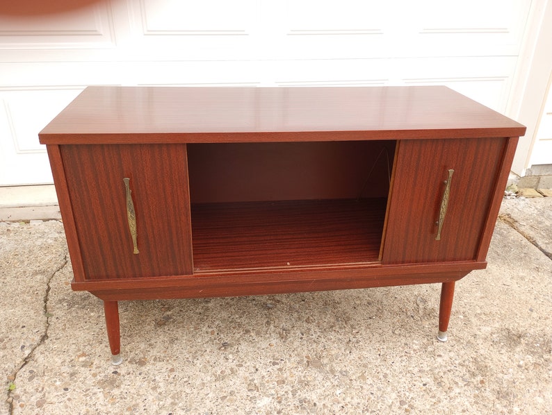 Vintage Mid Century Modern Vinyl Record Album Storage Etsy