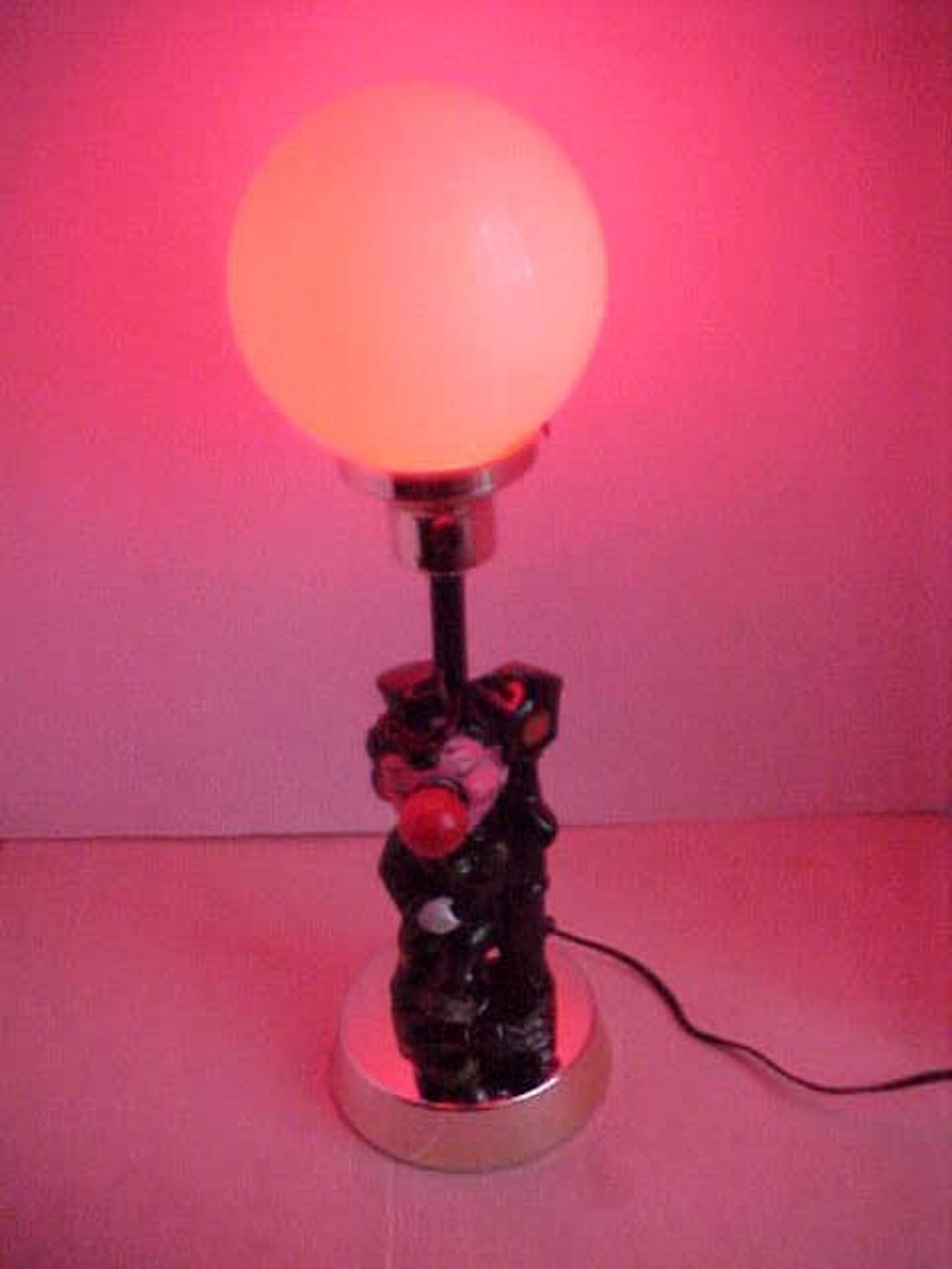 Vintage 1960's globe bar light lamp post drunk hobo Etsy