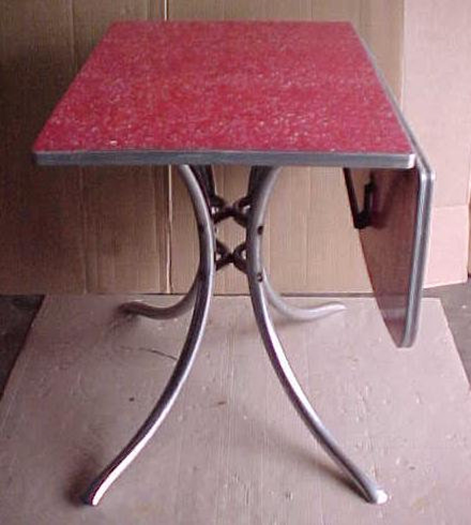Vintage 1950's mid century modern formica kitchen table Etsy