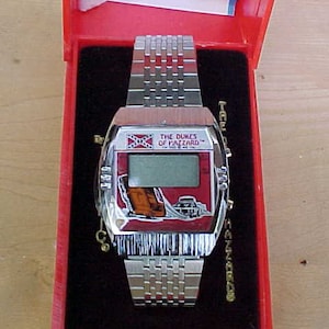 Vintage Original 1981 Dukes of Hazzard General Lee Unisonic Wrist Watch Etsy