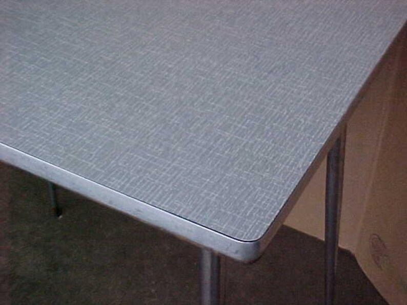 Vintage Formica Kitchen Table With Chrome Legs Dining Table - Etsy