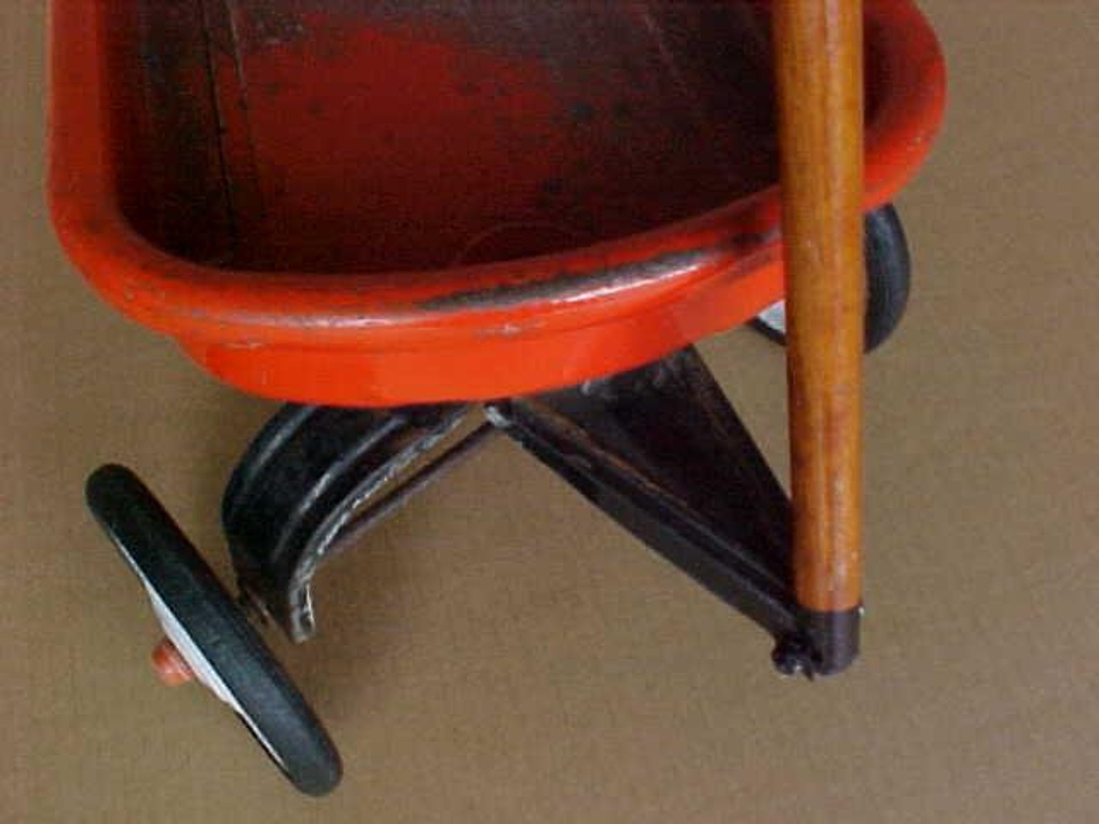 Vintage Amf Junior 5x Red Wagon Childs Pull Toy Wagon Made in the U.s.a