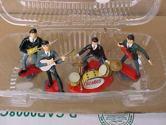 Vintage Original 1960's the Beatles Cake Toppers Display Collectible the Beatles Promo Collectible Piece Rare Find Display - Etsy UK