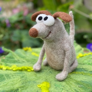 Dog, felt dog "Waldi" - will be made especially for you - processing time: 30 days