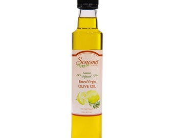 Lemon Infused Extra Virgin Olive Oil 8.5 oz / 250ml