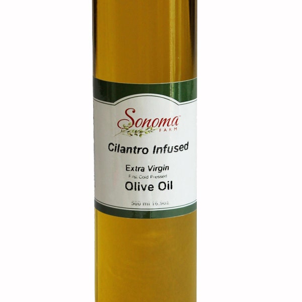 Cilantro Infused Virgin Olive Oil 16.9 oz / 500ml