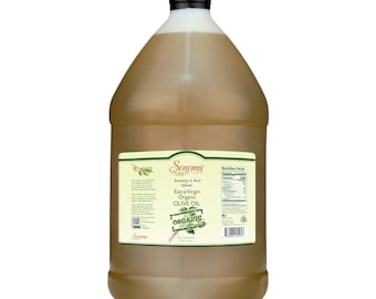 Organic Rosemary / Basil Infused Extra Virgin Olive Oil Bulk 1 Gallon / 3.8 Liter