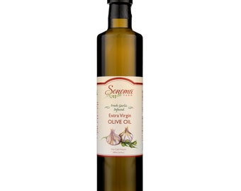 Garlic Infused Extra Virgin Olive Oil 500ml/16.9oz