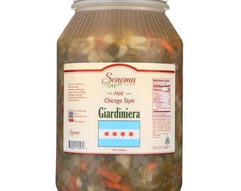 Giardiniera Hot (Chicago Style) 1 Gallon Bulk 3,785g/128oz – Food Service-