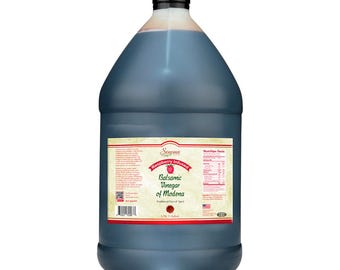 Raspberry Balsamic Vinegar Traditional Barrel Aged Bulk 1 Gallon / 3.8 Liter