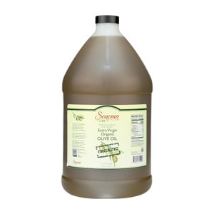 2024 Crop Organic Extra Virgin Olive Oil Cold Press 1 Gallon / 128oz