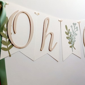Oh Boy Baby Shower Banner, Baby Shower Garland Boy, Baby Sprinkle Backdrop, Baby Announcement Boy, Oh boy Sign, Baby Boy Shower Decorations