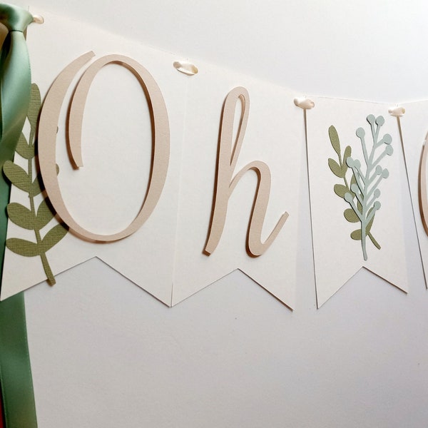 Oh Boy Baby Shower Banner, Baby Shower Garland Boy, Baby Sprinkle Backdrop, Baby Announcement Boy, Oh boy Sign, Baby Boy Shower Decorations