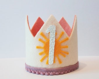 You Are My Sunshine Crown, 1st Birthday Hat Sun, Sun Theme Crown, First Birthday Crown, Yellow Sun Birthday Crown, Sunshine Party Crown