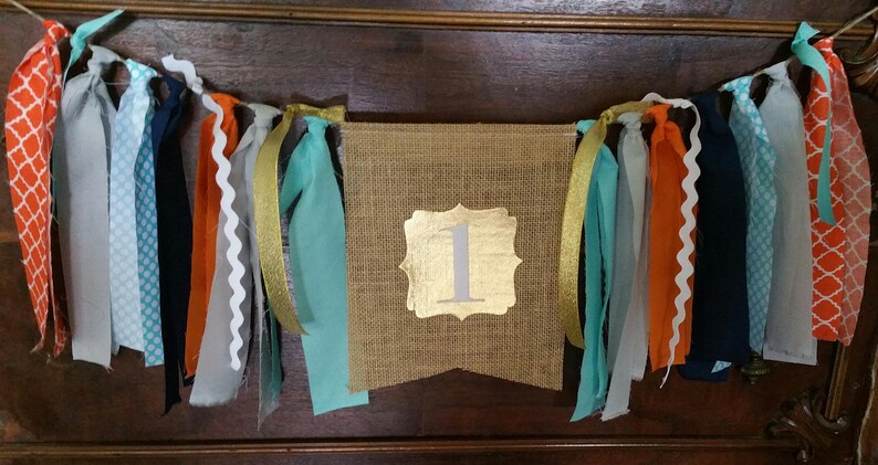 High Chair Banner Garland Highchair Decoration Image 0