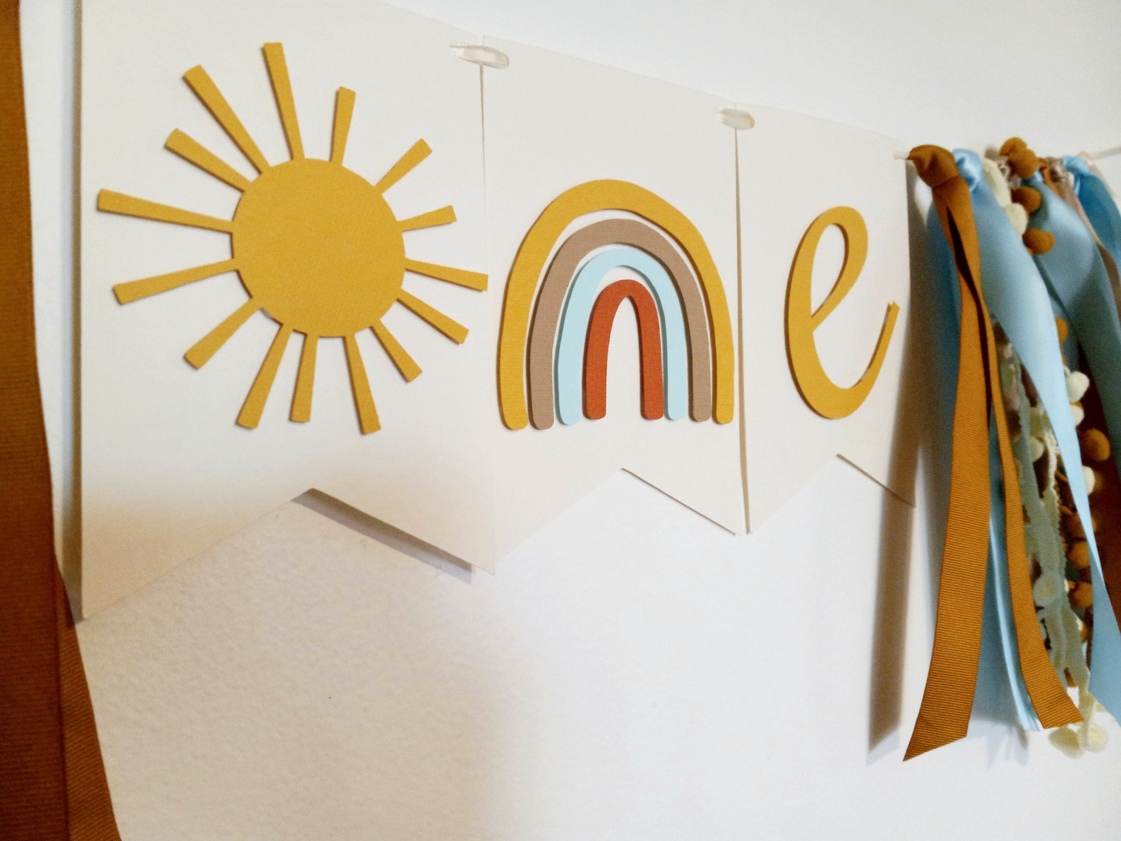 Sun High Chair Banner, Sun Rainbow Banner Boy, Baby Boy 1st Garland ...