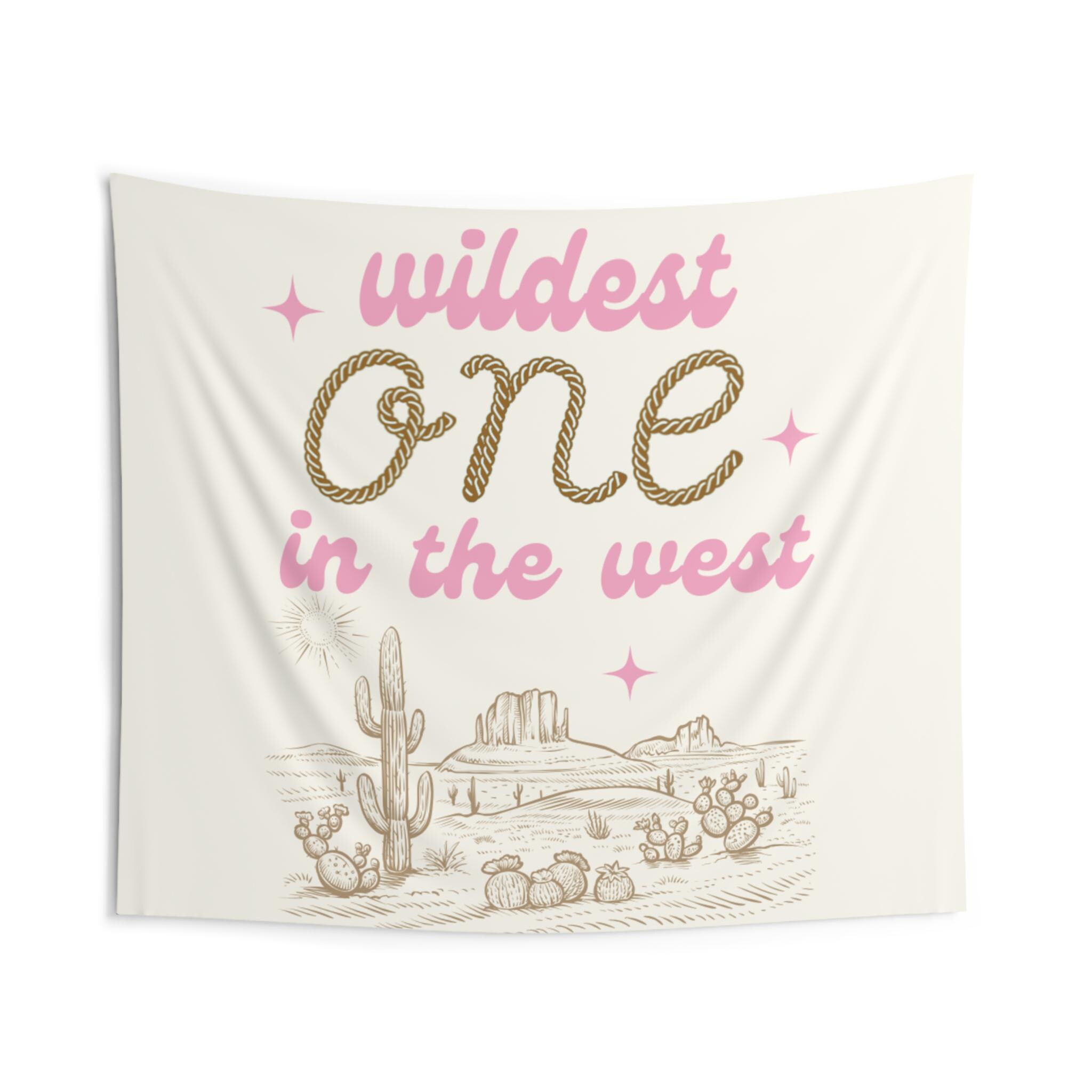"My 1st Rodeo" Geburtstagsbanner – Cowboy/Cowgirl Thema, 1. Geburtstag, Ca. 1,9 M, Schwarzer Glitzer