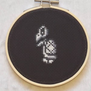 Dry Bones Cross Stitch Art