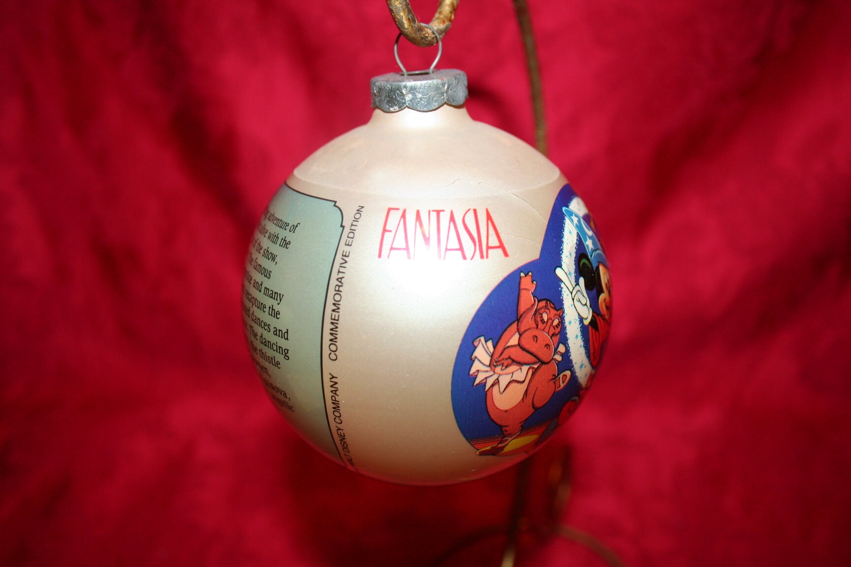 DISNEY FANTASIA 50th ANNIVERSARY Ornament rare Etsy UK