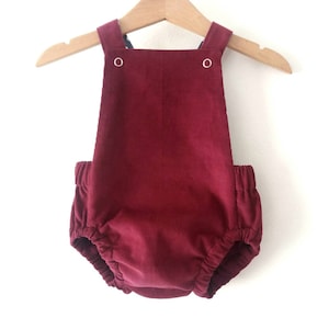 Burgundy onesie baby girl store