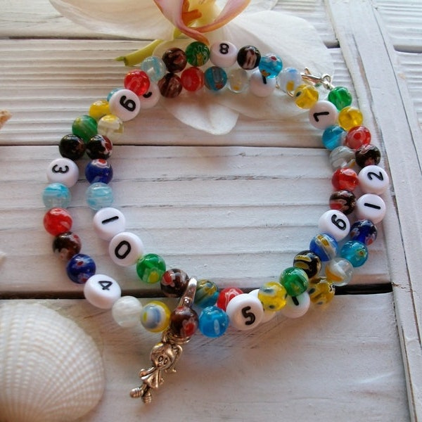 Stillarmband  Millefiori Wickelarmband