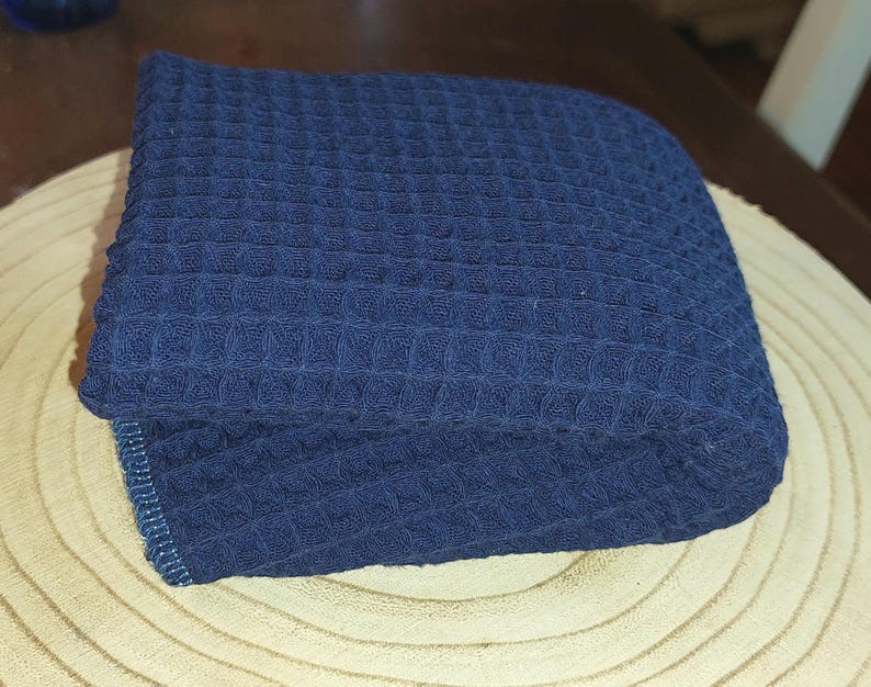 Geschirrtuch Waffelpiqué Spültuch verschiedene Farben Baumwolle marine blau