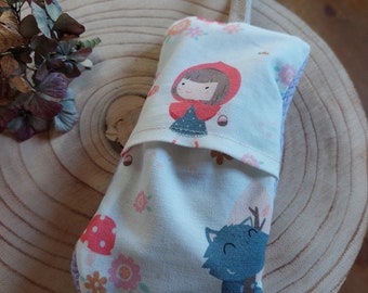 Soap bag Little Red Riding Hood and the Wolf Washcloth for soap