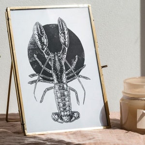 Octopus Linocut - handmade print
