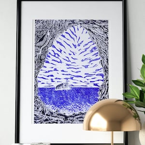 Linogravure La Cueva