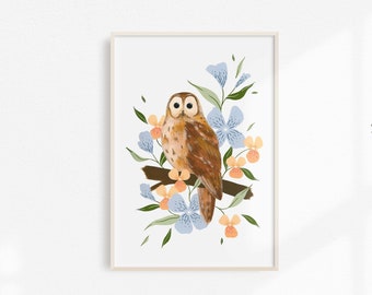 Tawny Owl - A5 Art Print