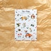 Animals in Jumpers, A6 Sticker Sheet, Bullet Journal Stickers, Planner Stickers, Happy Planner Stickers, Christmas Stickers, Kawaii, Fox 