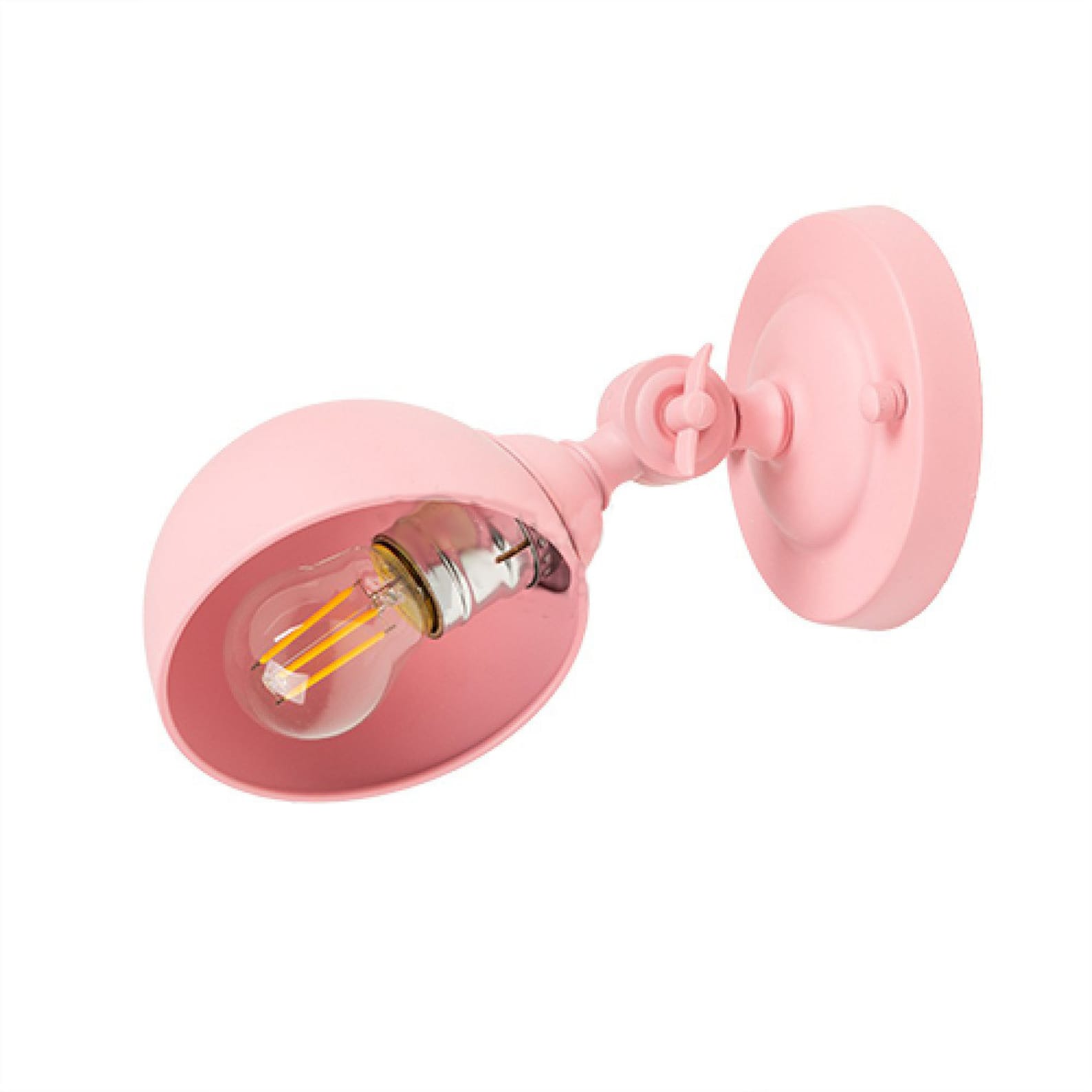 Pink Wall Sconce Mid Century Wall Sconce Vanity Wall Etsy