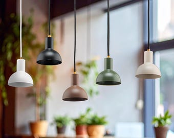 Mini pendant light, customized lamp with engraving, minimalist home decor light, small chandelier, metal handing lamps, office pendant light