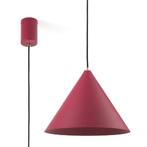 Cone Lampshade Indoor Light, Modern Light Fixture, Minimalistic Adjustable Lamp, White Metal Pendant Lamp, Cone Hanging Fixture