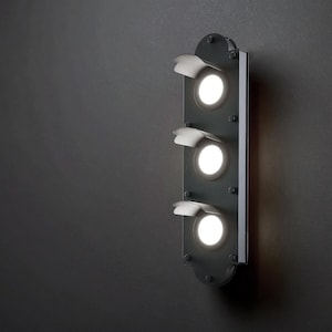Traffic light wall mounted, traffic signal lamp, black metal traffic wall light, unique wall lamp, urban loft decor, unique sconce