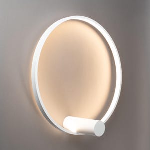 LED ring wall light, white LED vanity lights, blue bathroom round wall lamp, burgundy circle wall light, black LED ring lamp, light fixtures