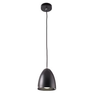Bell-hanglamp, moderne minimalistische metalen armatuur, zwarte accentverlichting