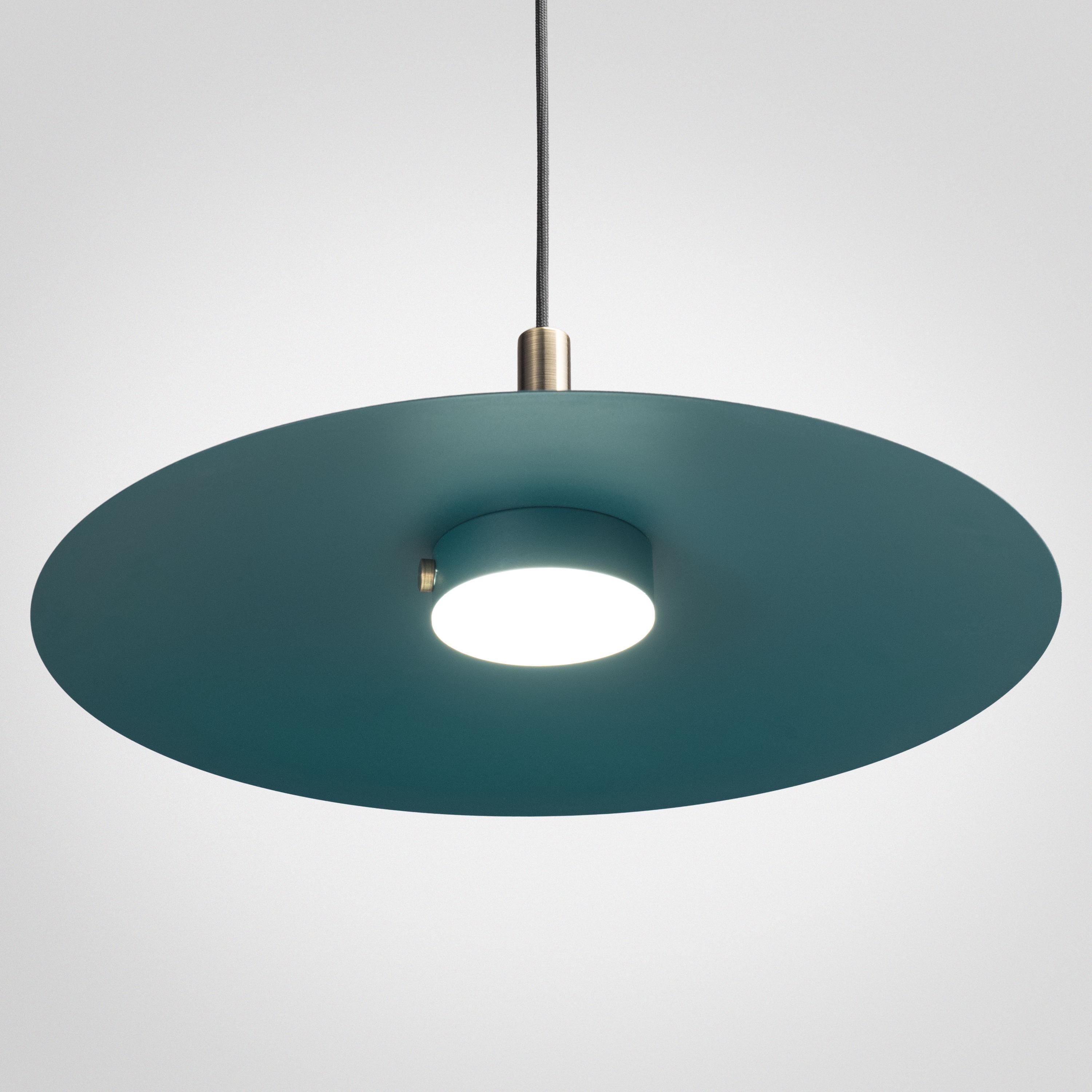 Minimalist Pendant Lamp With Floating Disc Design, LED Module, and ...