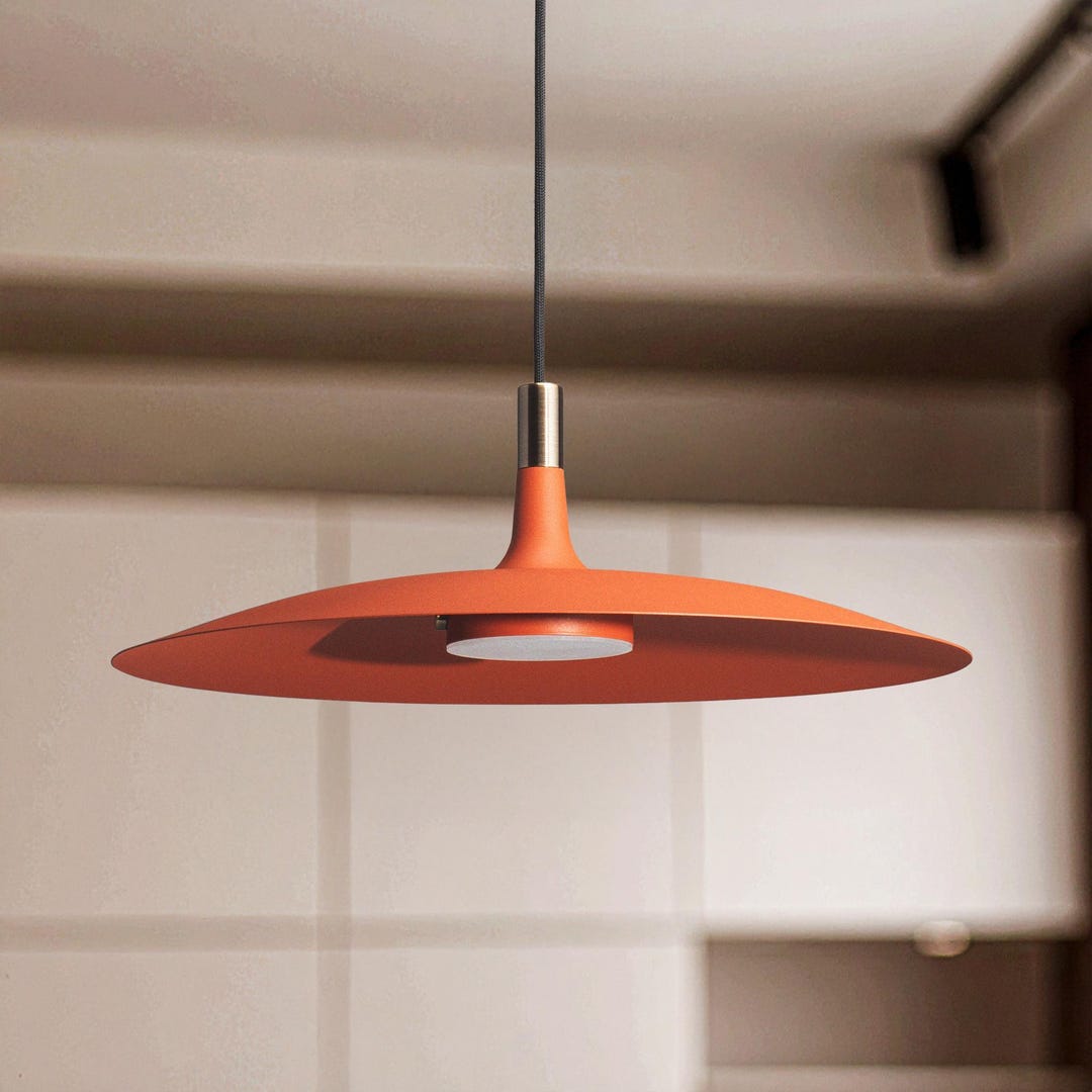 Minimalist Pendant Lamp With Floating Disc Design, LED Module, and ...