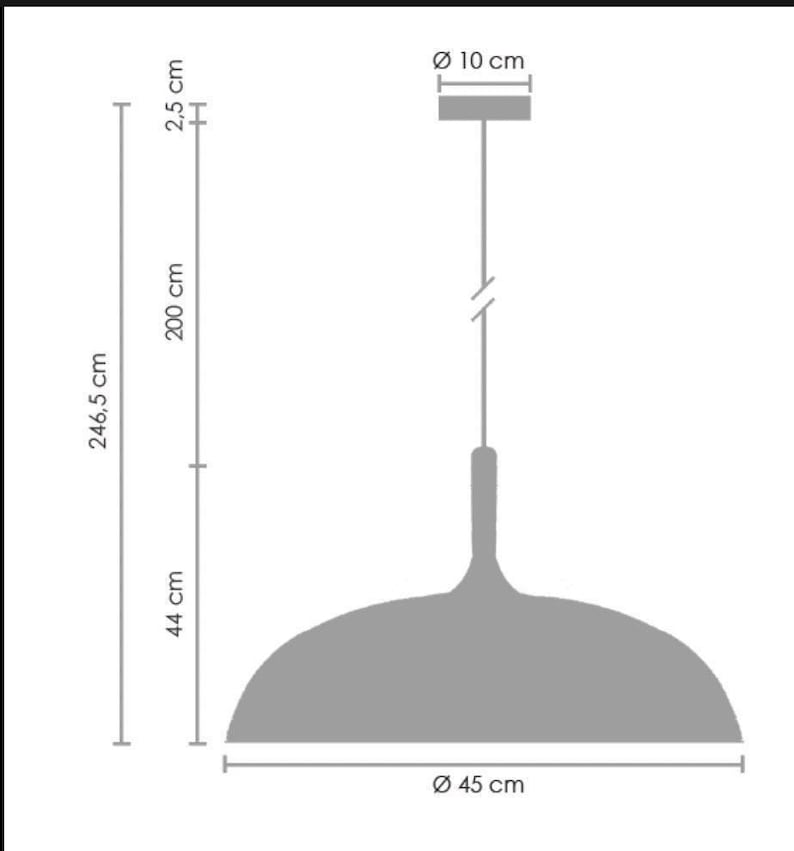 Lámpara nórdica escandinava en blanco y negro, fabricada en metal y madera, lámpara colgante danesa, lámpara de techo moderna, lámpara sueca. imagen 7