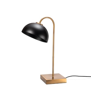 Black Mid Century Modern Table Lamp for bedside space