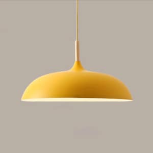 Lámpara nórdica escandinava en blanco y negro, fabricada en metal y madera, lámpara colgante danesa, lámpara de techo moderna, lámpara sueca. imagen 5