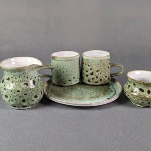 60s ceramic coffee set. Vintage ceramics